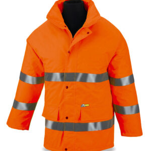 Parka Alta Visibilidad. Básica naranja 320 gr