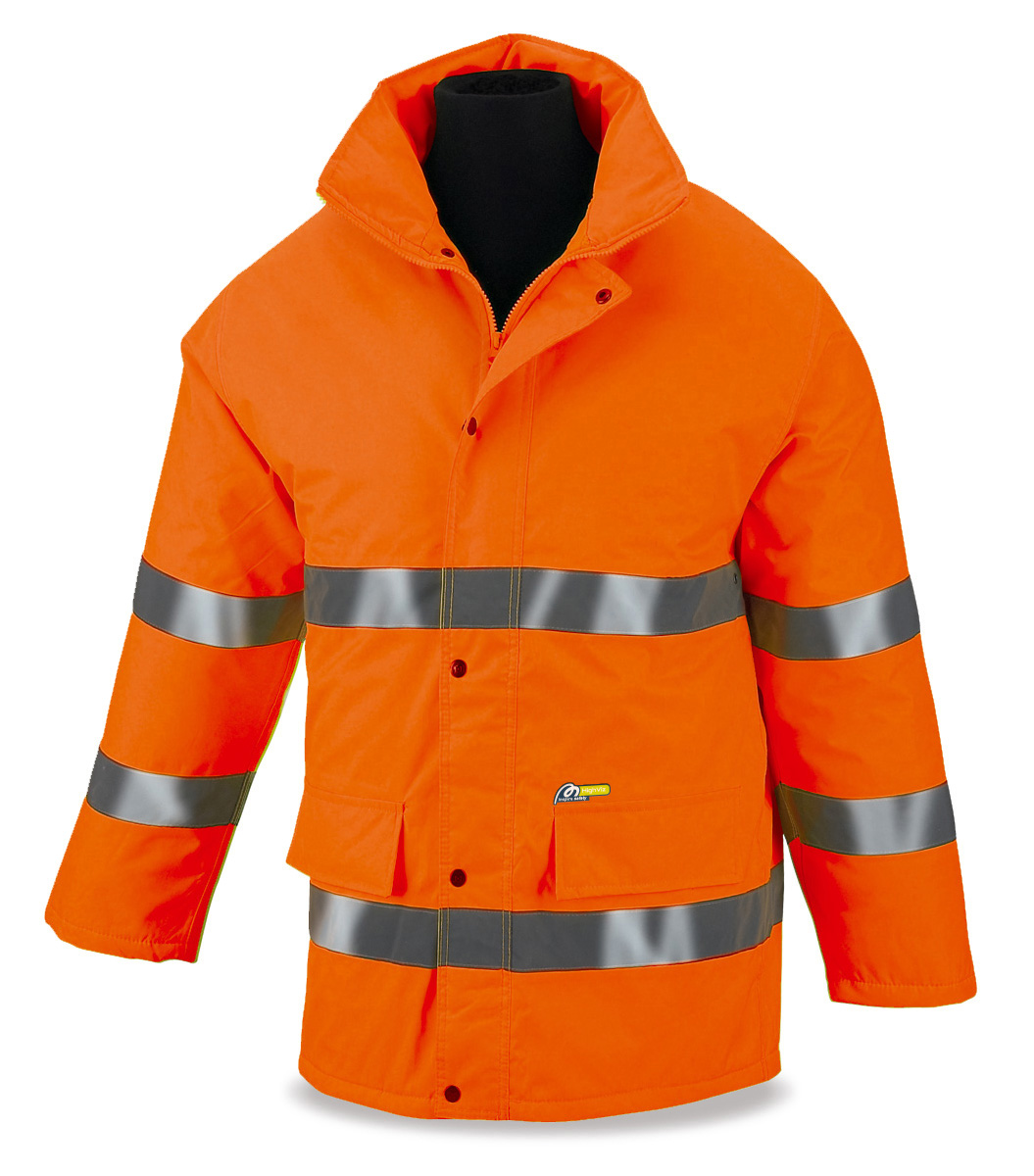 Parka Alta Visibilidad. Básica naranja 320 gr